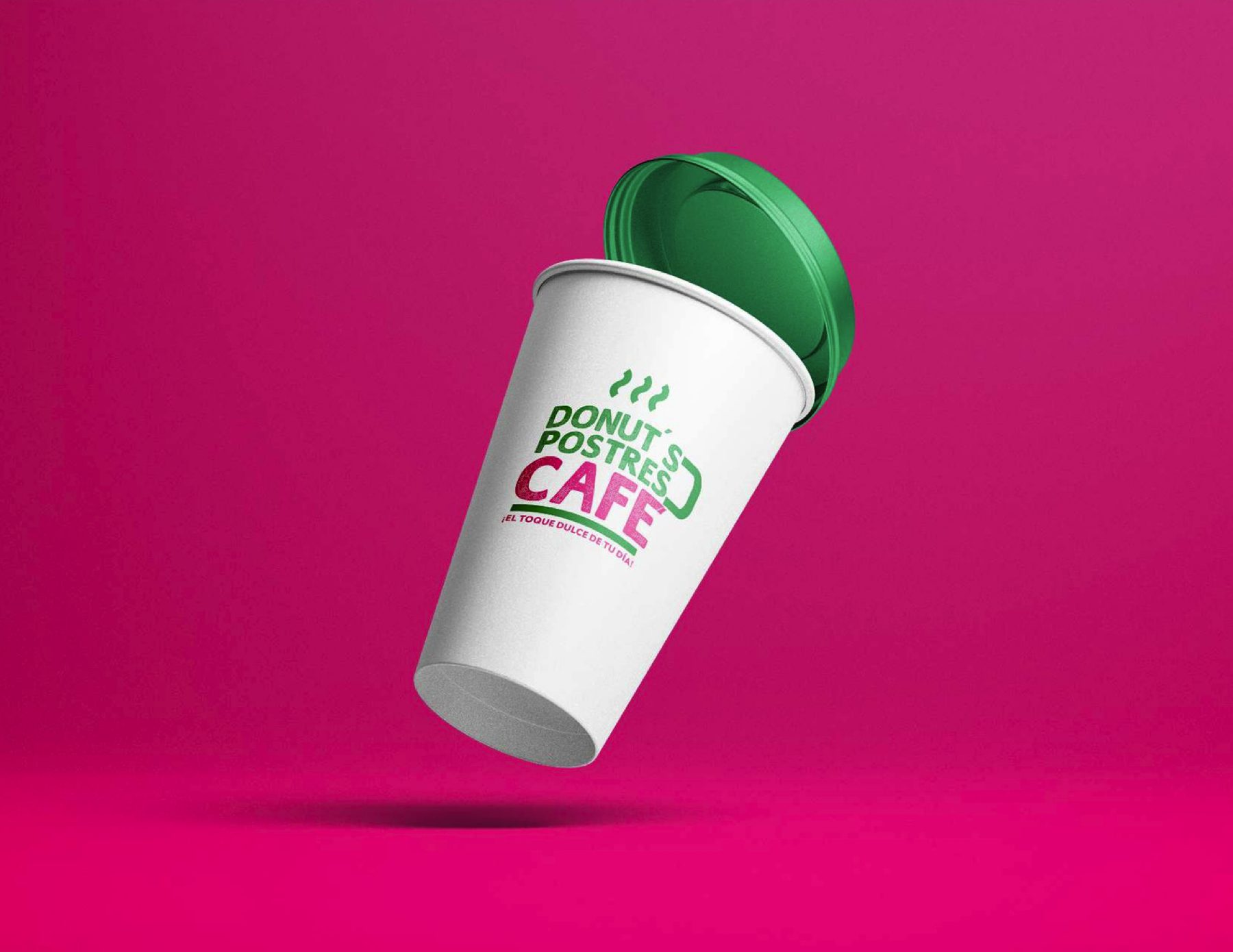 Vaso de Donut's Postres Café